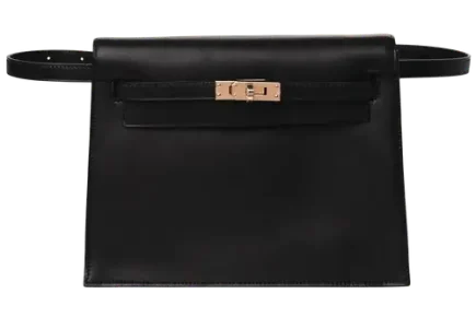 Hermes Kelly Danse II Belt Bag in Evercolor Black(1)