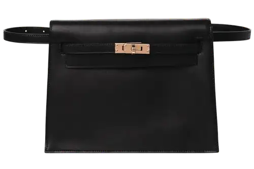 Hermes Kelly Danse II Belt Bag in Evercolor Black(1)