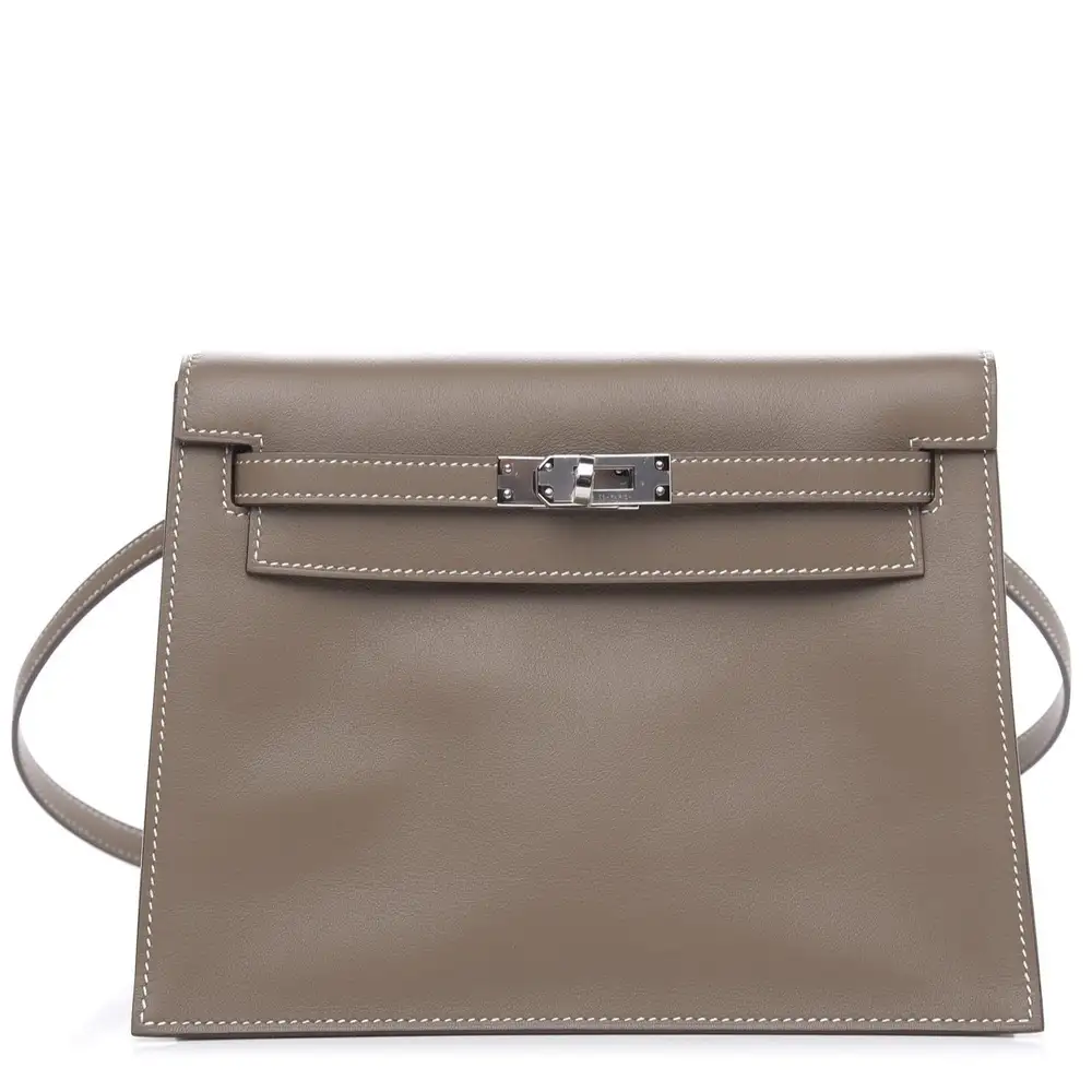 Hermes Kelly Danse II Belt Bag in Swift Etoupe