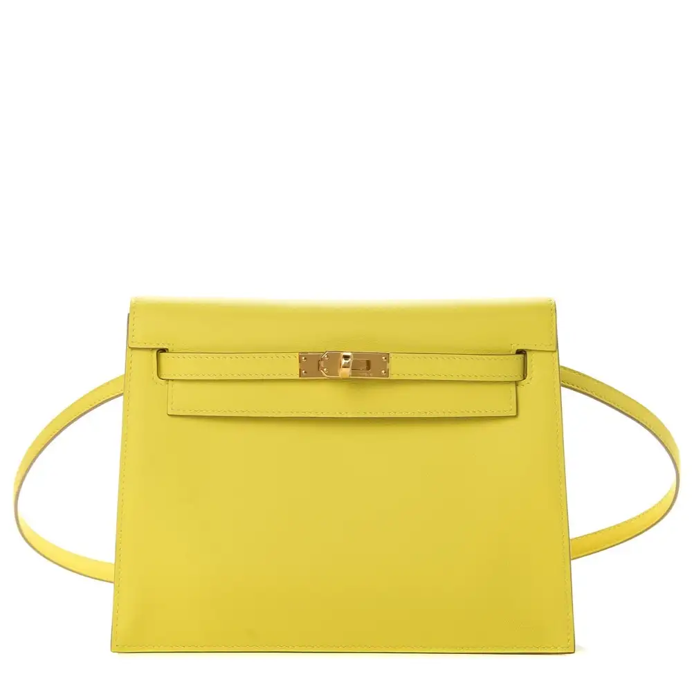 Hermes Kelly Danse II Belt Bag in Swift Lime