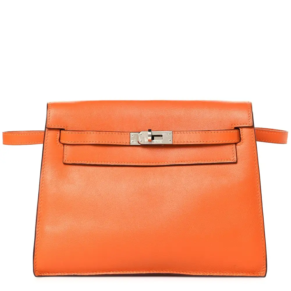 Hermes Kelly Danse II Belt Bag in Swift Orange