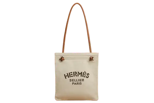 Hermes Aline grooming Bag in Swift calfskin craie gold Featured image