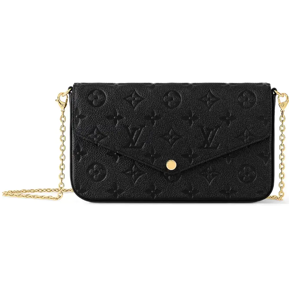 Louis Vuitton Félicie Pochette Monogram Empreinte Black