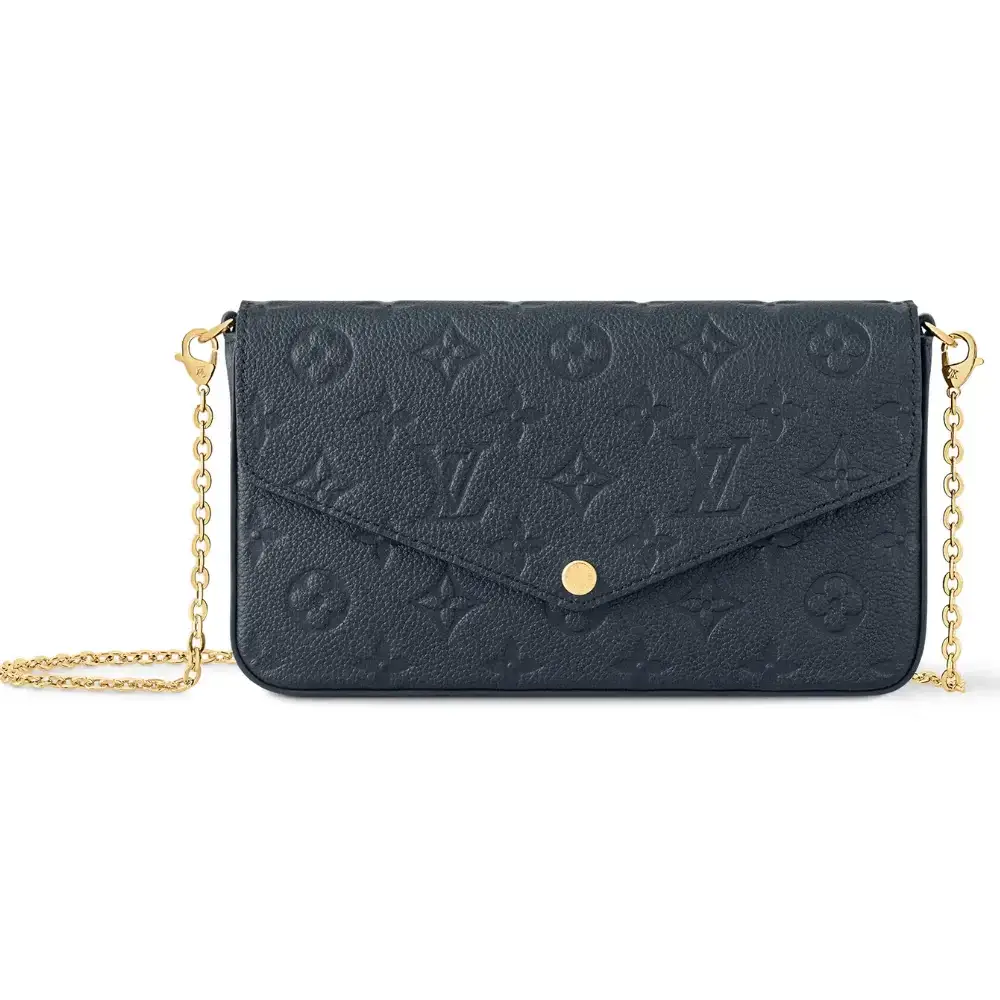 Louis Vuitton Félicie Pochette Monogram Empreinte Navy]
