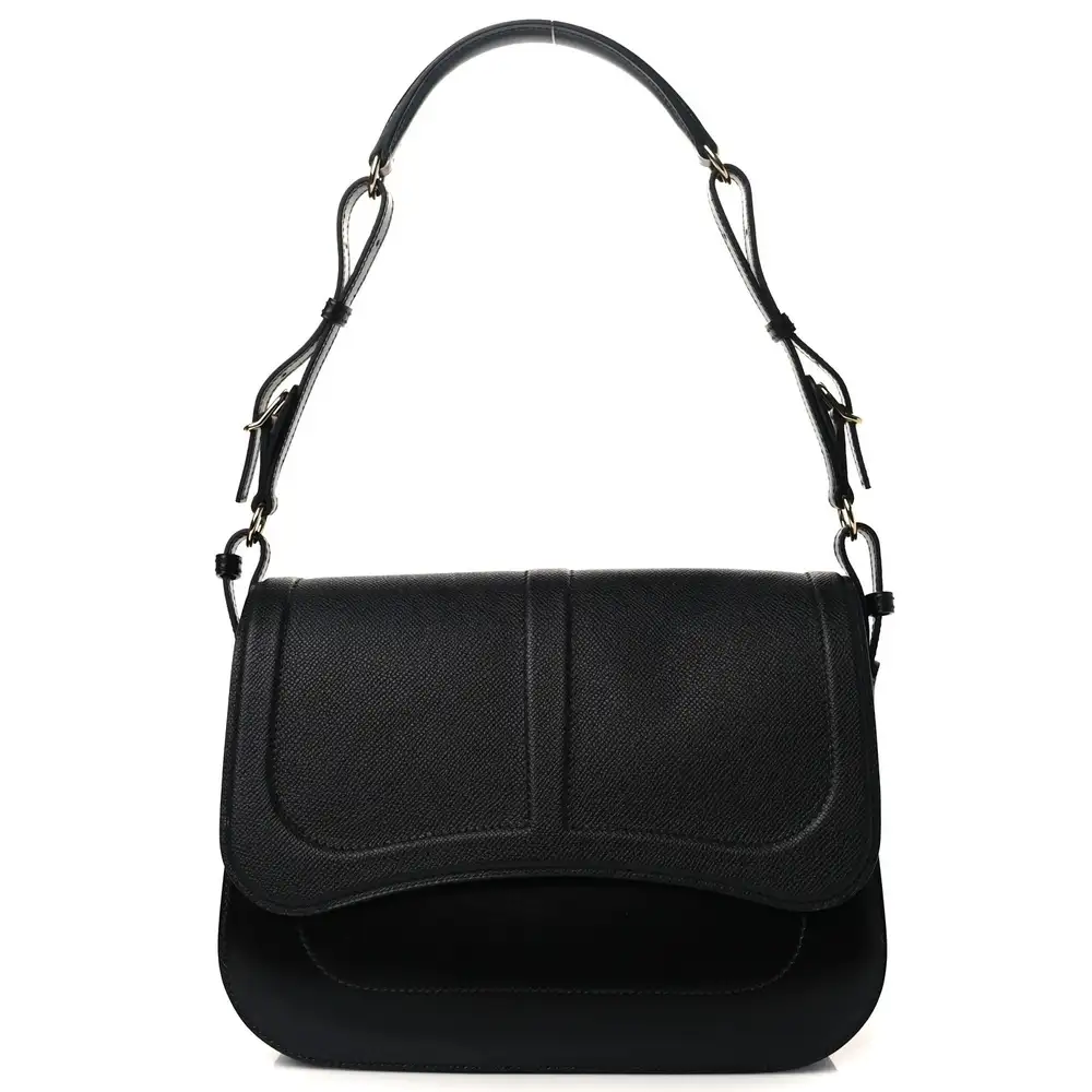 Hermes Harnais Bag in Box Taurillon Clemence Black