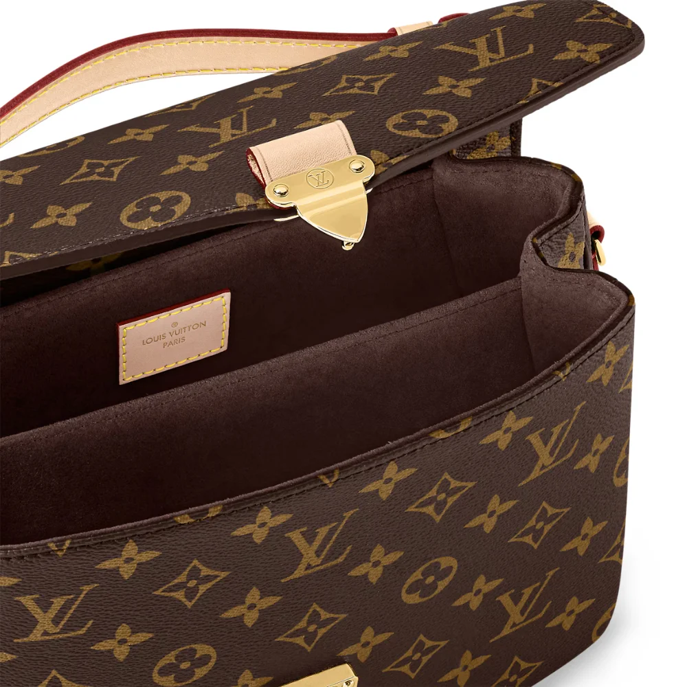 Louis Vuitton Pochette Metis Bag in Monogram Canvas Interior pockets