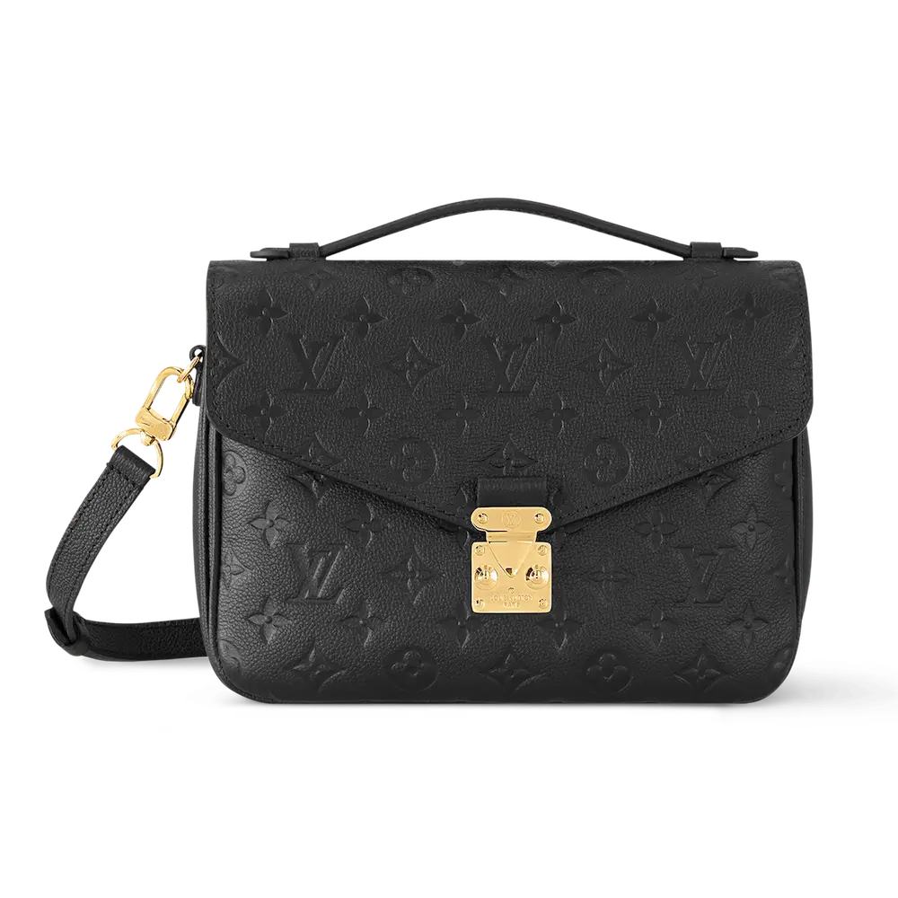 Louis Vuitton Pochette Metis Bag in Monogram Empreinte Black 2