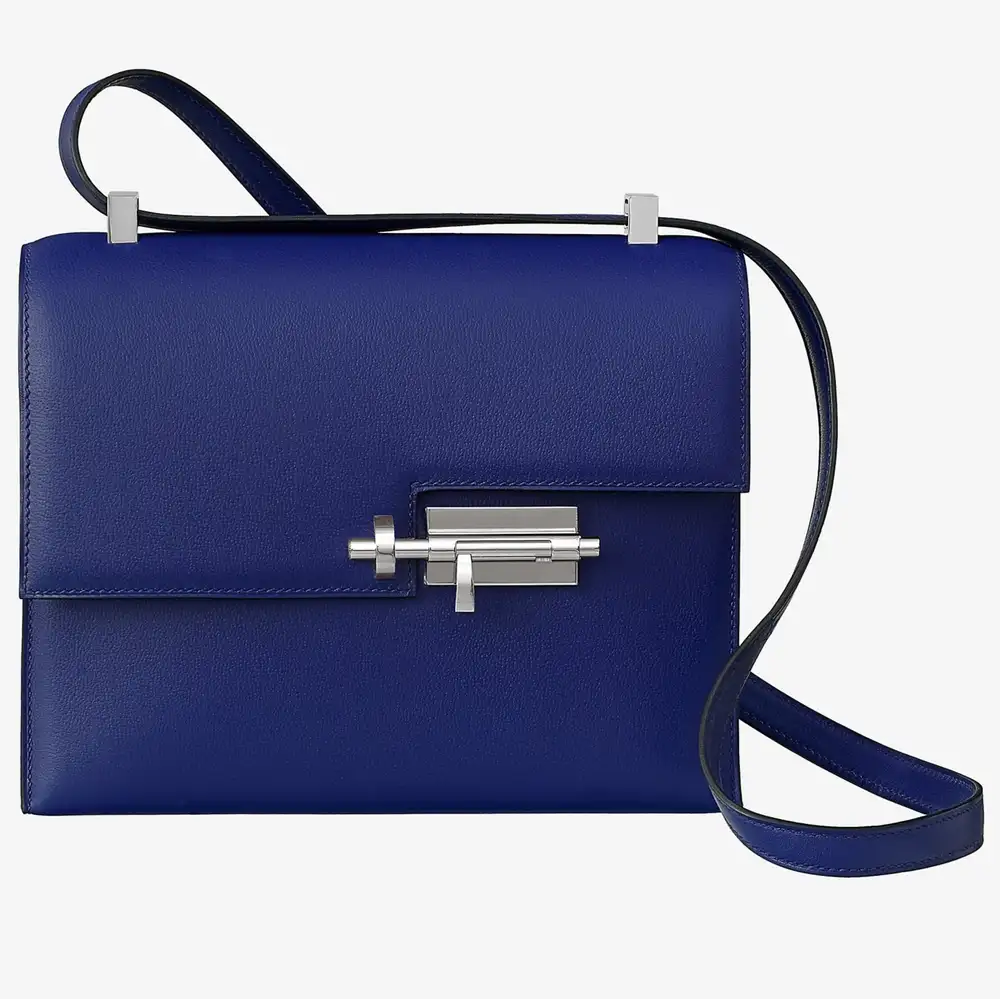 Hermes Verrou 21 Bag in Allegretto Bleu encre