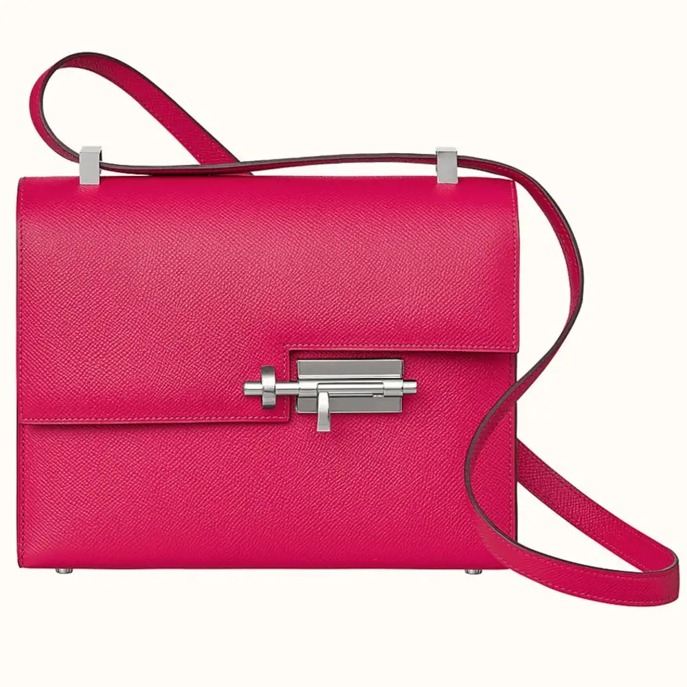 Hermes Verrou 21 Bag in Epsom Rose Extrême