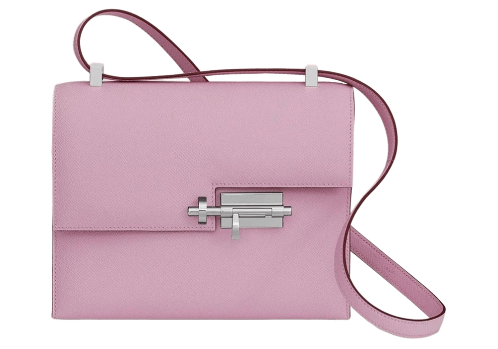 Hermes Verrou 21cBag in Epsom Mauve Sylvestre Epsom Front image