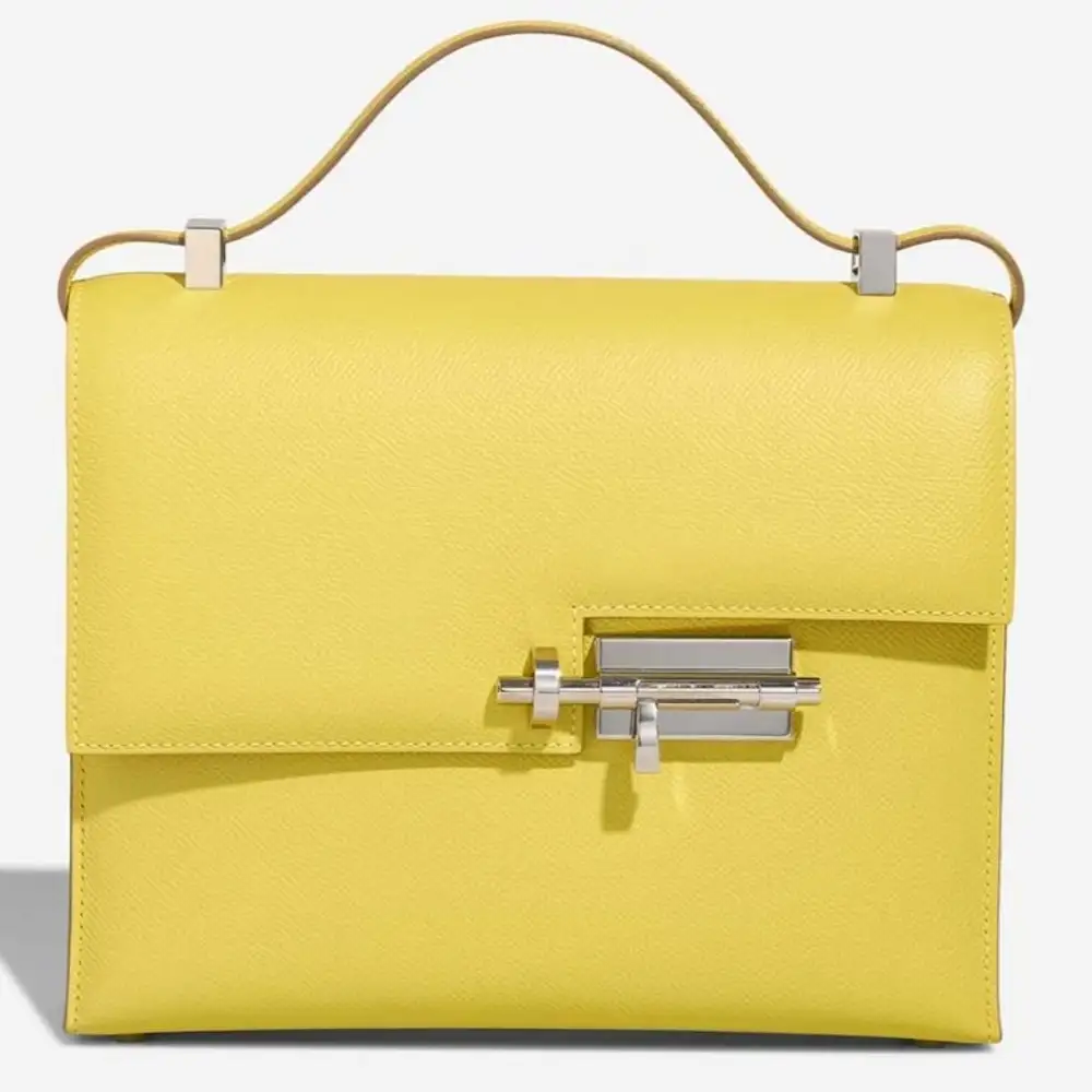 Hermes Verrou 23 Bag Epsom leather Lime