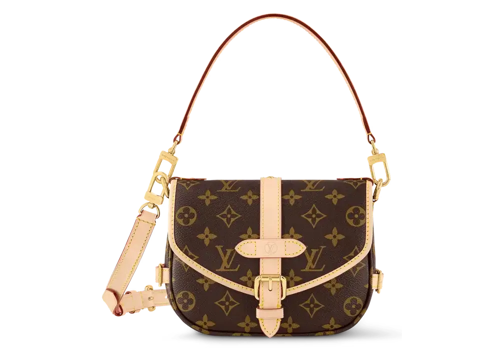 Louis Vuitton Saumur BB Bag in Monogram Canvas Front image
