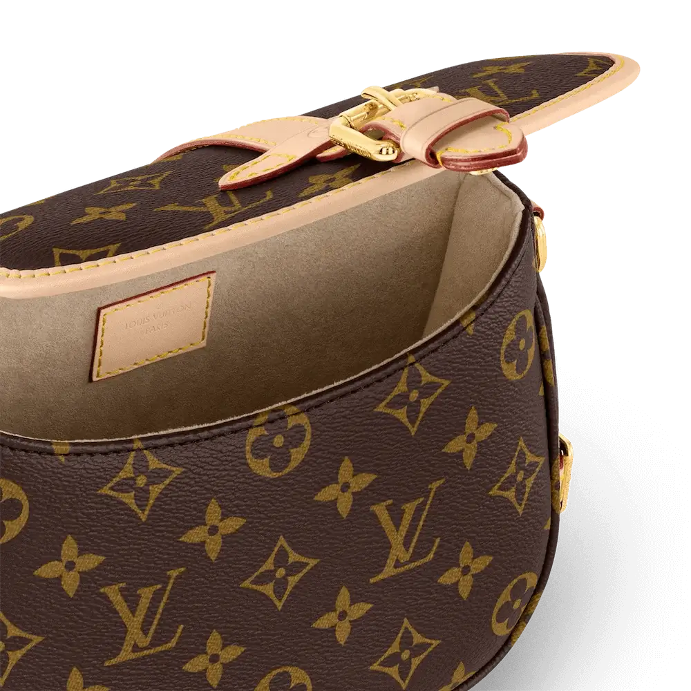 Louis Vuitton Saumur BB Bag in Monogram Canvas Interior pockets 2