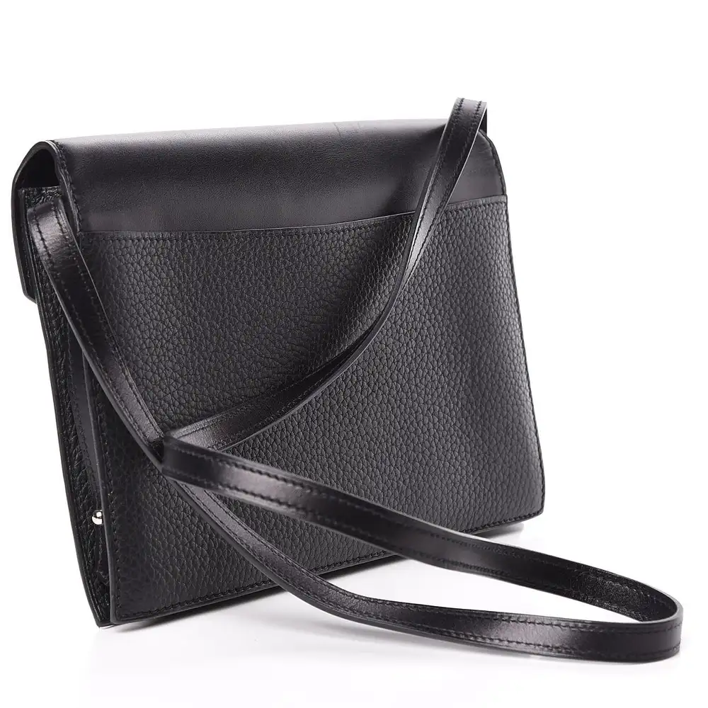 Hermes Faco II Bag in Box Taurillon Clemence and Black Interior pockets 3