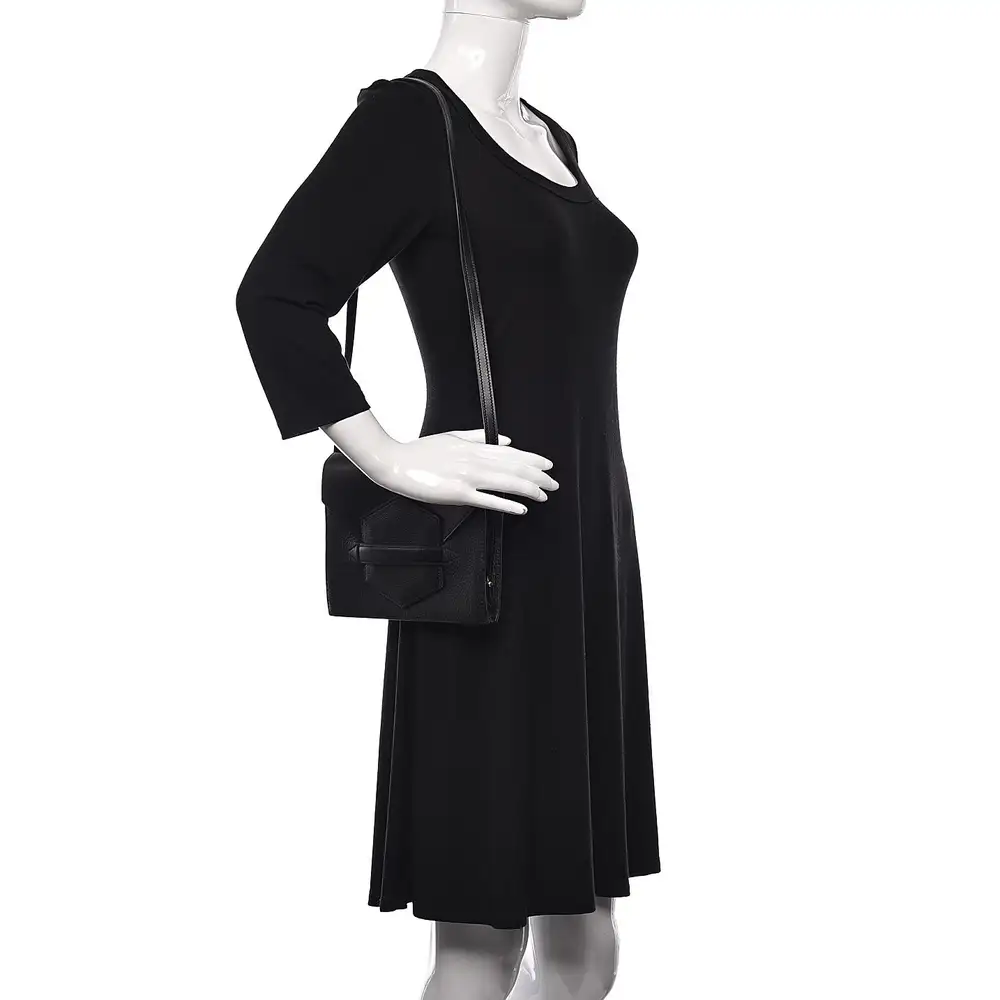 Hermes Faco II Bag in Box Taurillon Clemence and Black Model shots