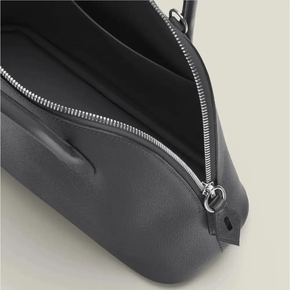 Hermès Bolide 1923 25 bag in Epsom Graphite Interior pockets