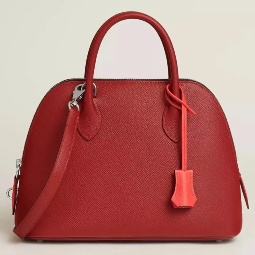 Hermès Bolide 1923 25 bag in Epsom Rouge Venitien Rose Texas Rouge Sellier