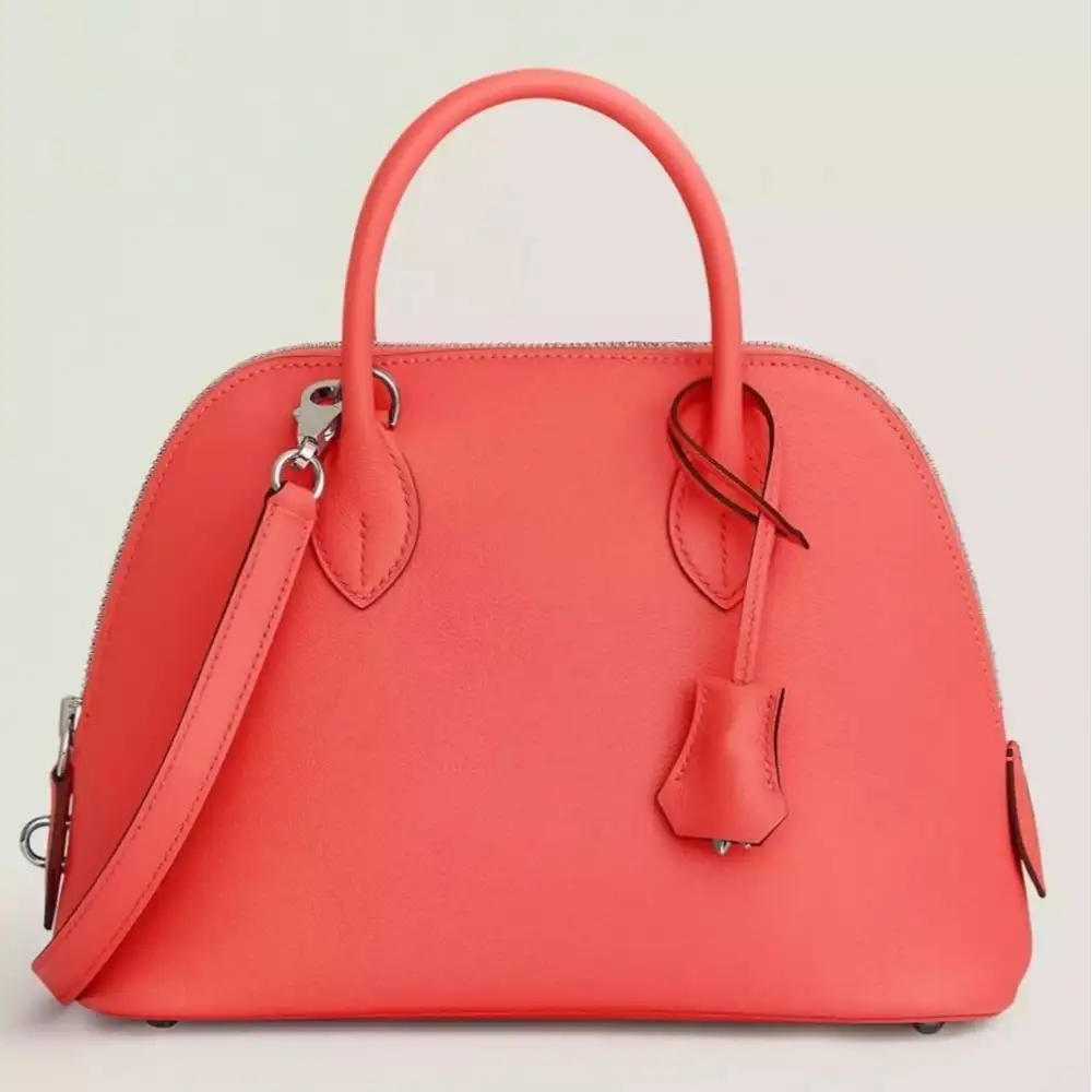 Hermès Bolide 1923 25 bag in Evercolor Rose Texas Sienne(1)