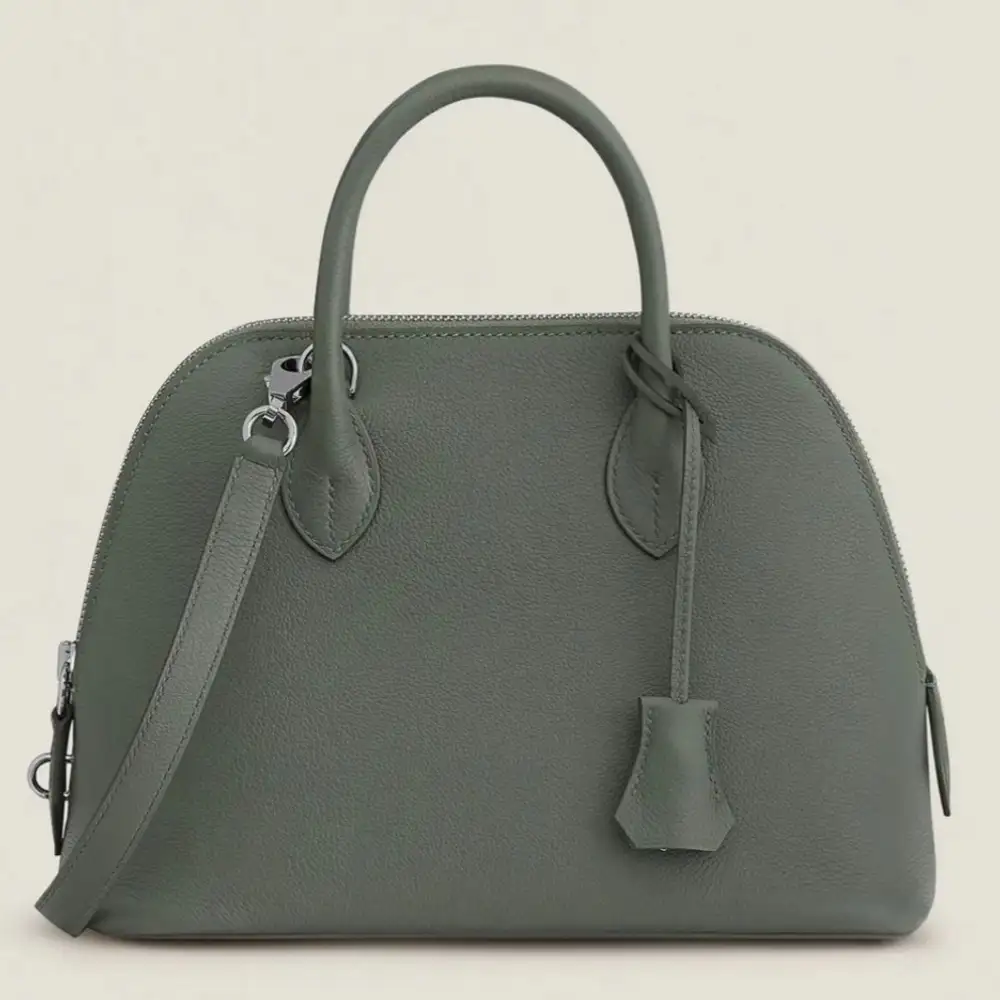 Hermès Bolide 1923 25 bag in Evercolor Vert Amande