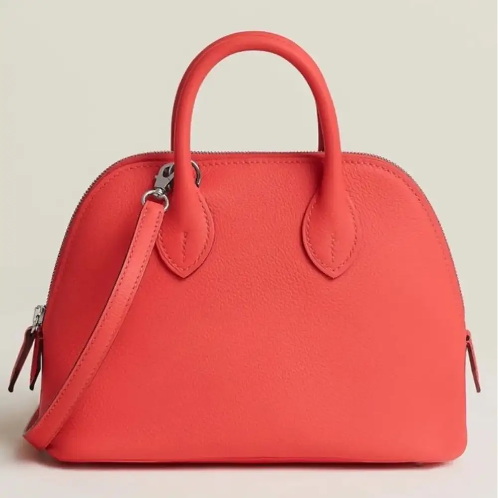 Hermès Bolide 1923 mini bag in Evercolor Rose Texas Cuivre