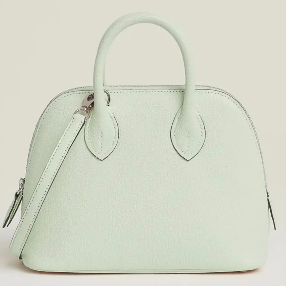 Hermès Bolide 1923 mini bag in Mysore Vert Fizz