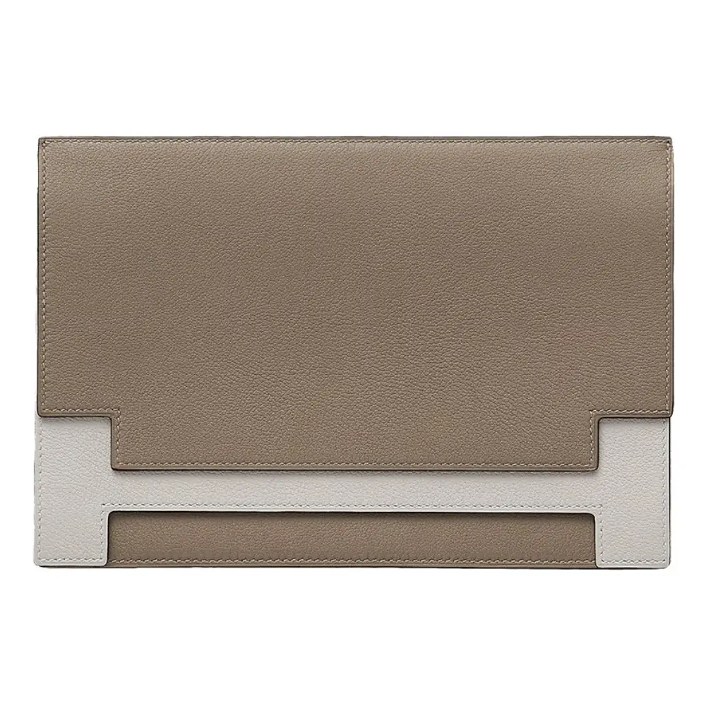 hermes multiplis clutch gray