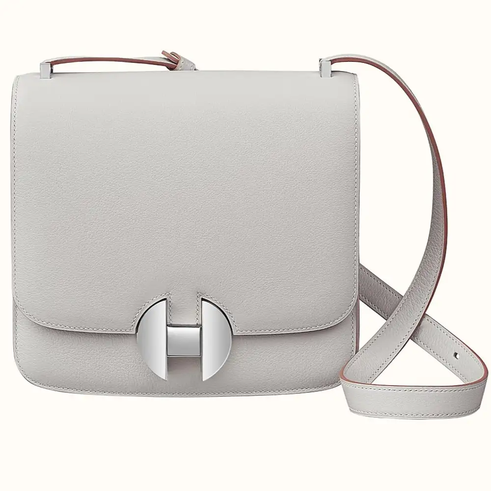 Hermes 2002 – 20 bag in Evercolor calfskin Gris Perle