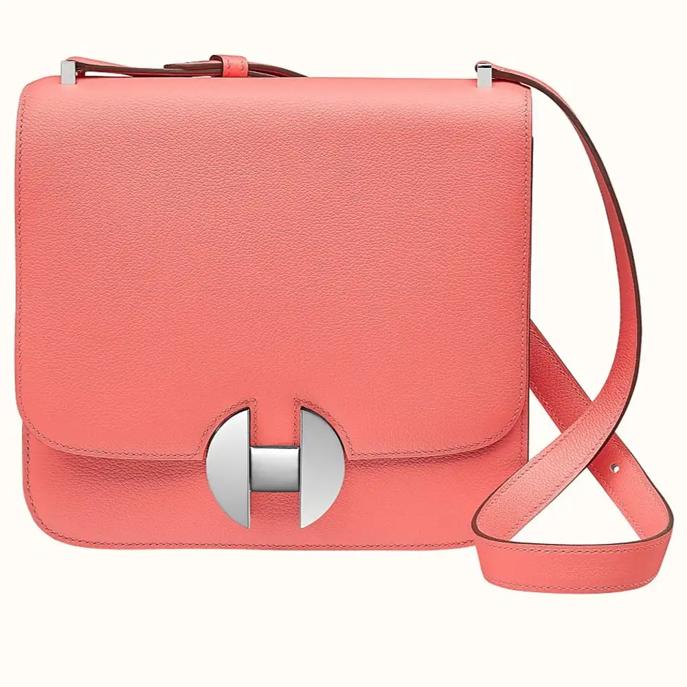 Hermes 2002 – 20 bag in Evercolor calfskin Rose Été