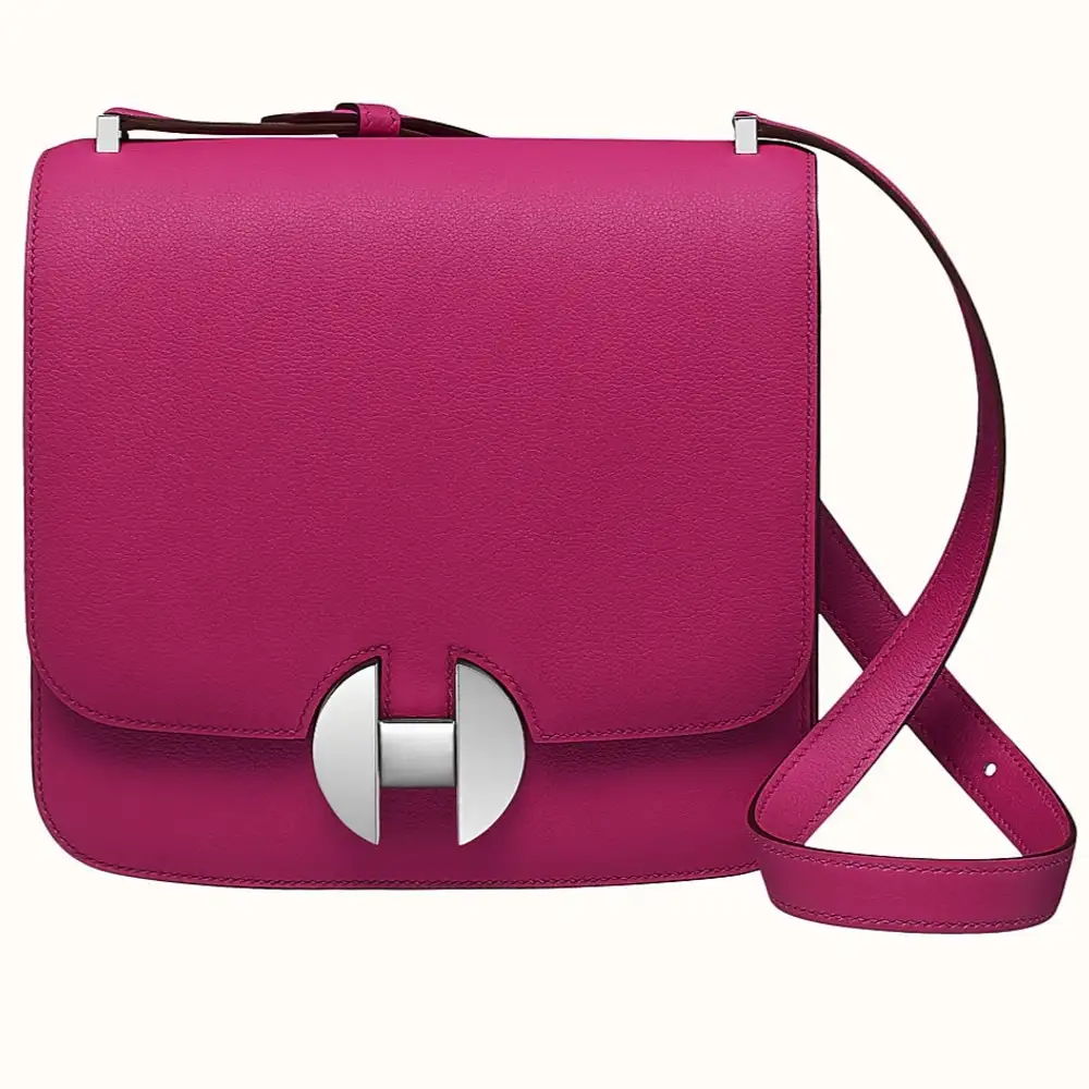 Hermes 2002 – 20 bag in Evercolor calfskin Rose Pourpre