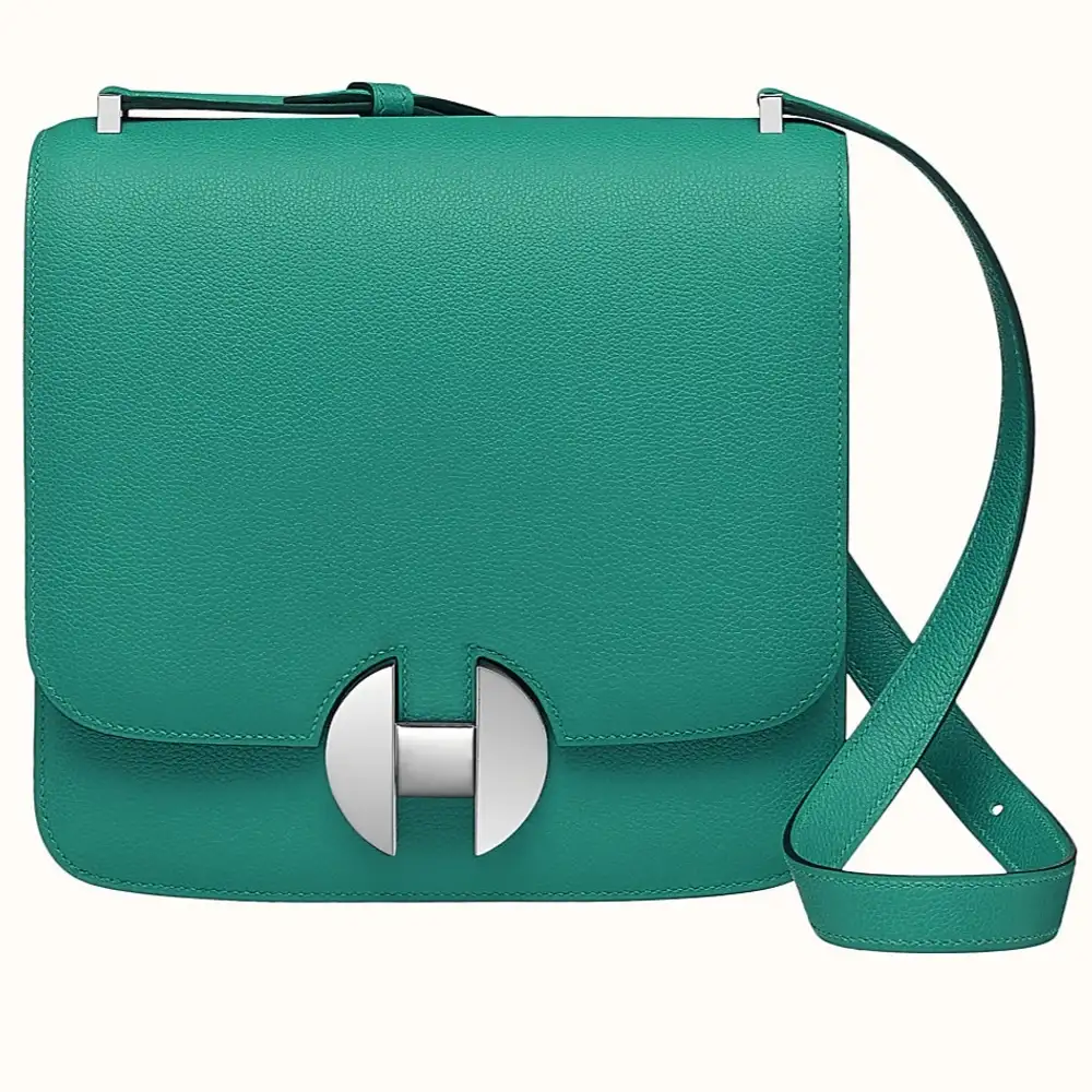Hermes 2002 – 20 bag in Evercolor calfskin Vert Véronèse Evergrain