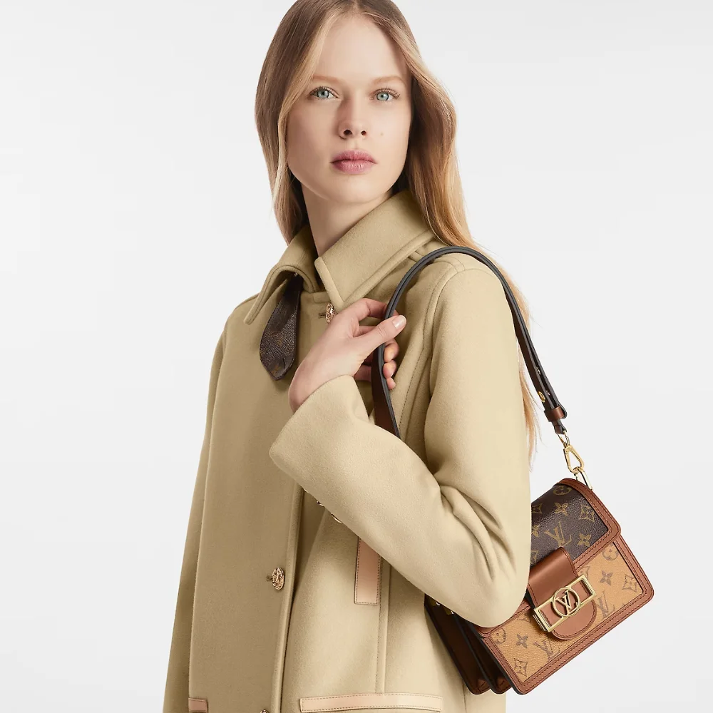 Louis Vuitton Dauphine Micro Bag in Monogram Model shots