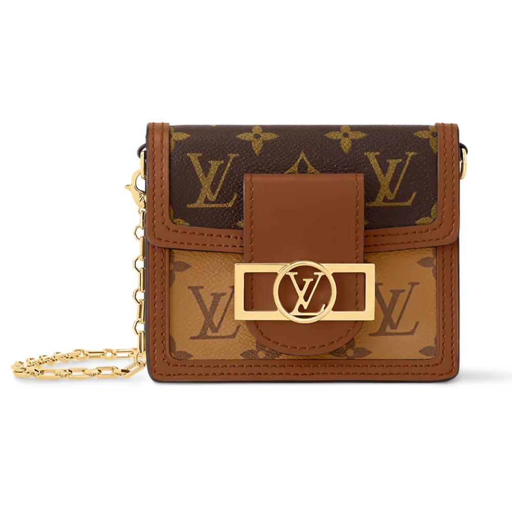 Louis Vuitton Dauphine Micro Bag in Monogram Reverse