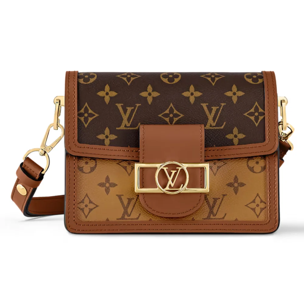 Louis Vuitton Dauphine Mini Bag in Monogram Reverse