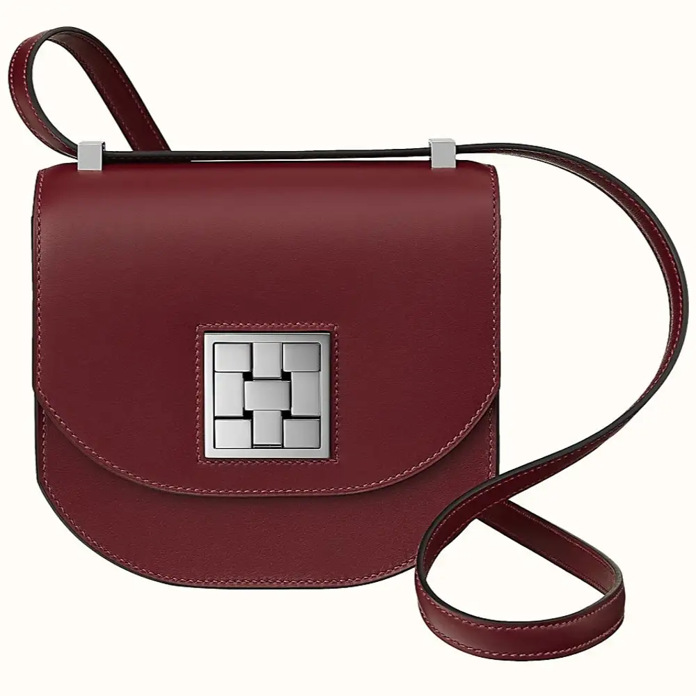 Hermes Mosaique au 24 17 Bag in Monsieur calfskin Rouge H