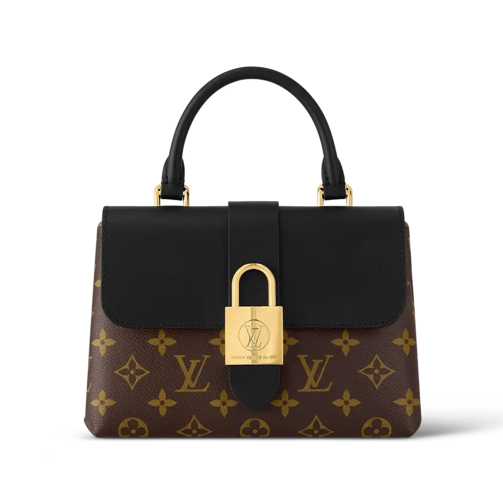 Louis Vuitton Locky BB Monogram Canvas Bag Black