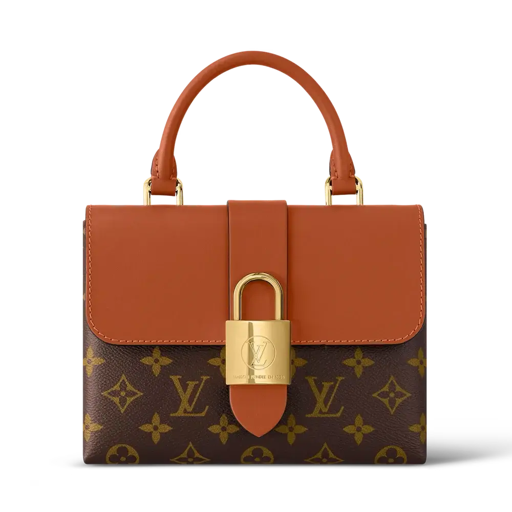 Louis Vuitton Locky BB Monogram Canvas Bag Caramel Brown