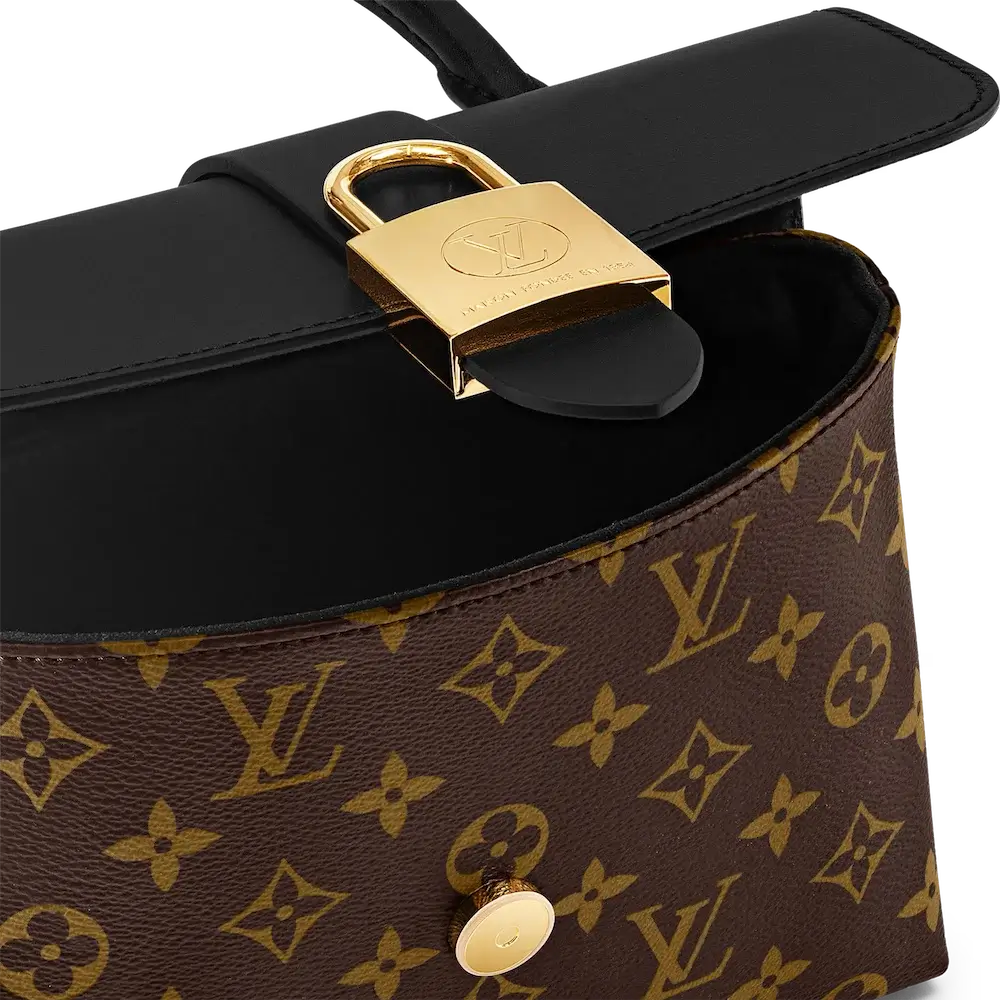 Louis Vuitton Locky BB Monogram Canvas Bag Interior pockets 1