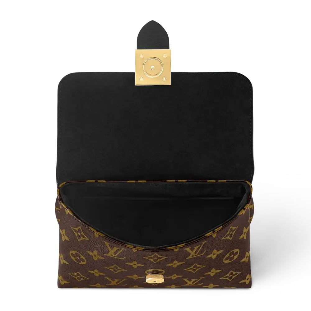 Louis Vuitton Locky BB Monogram Canvas Bag Interior pockets 2