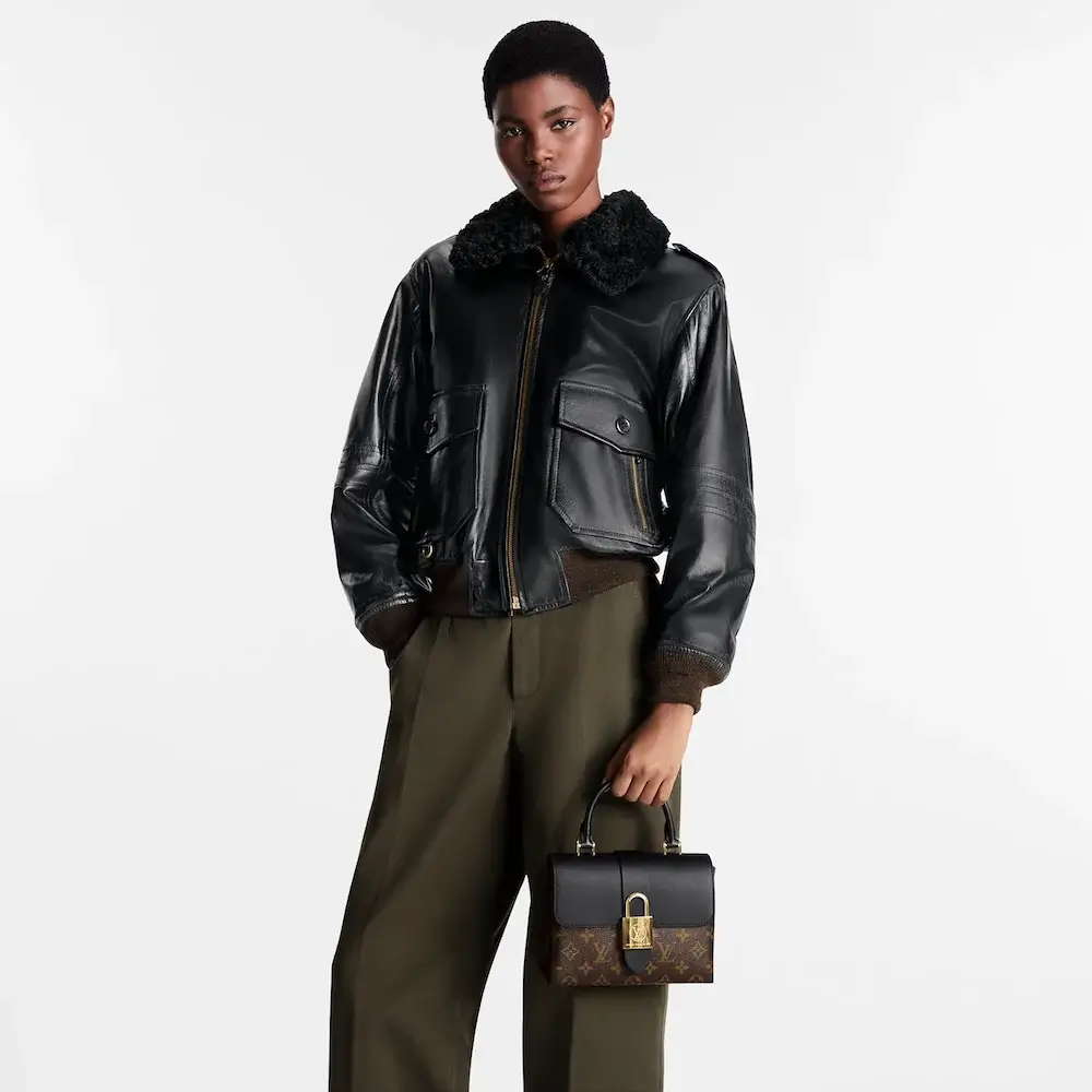 Louis Vuitton Locky BB Monogram Canvas Bag Model shots