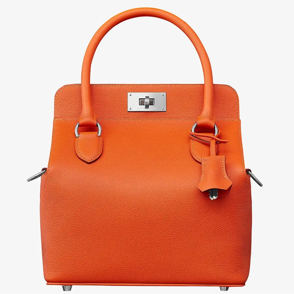 Hermes Toolbox 20 Bag in Evercolor calfskin Feu