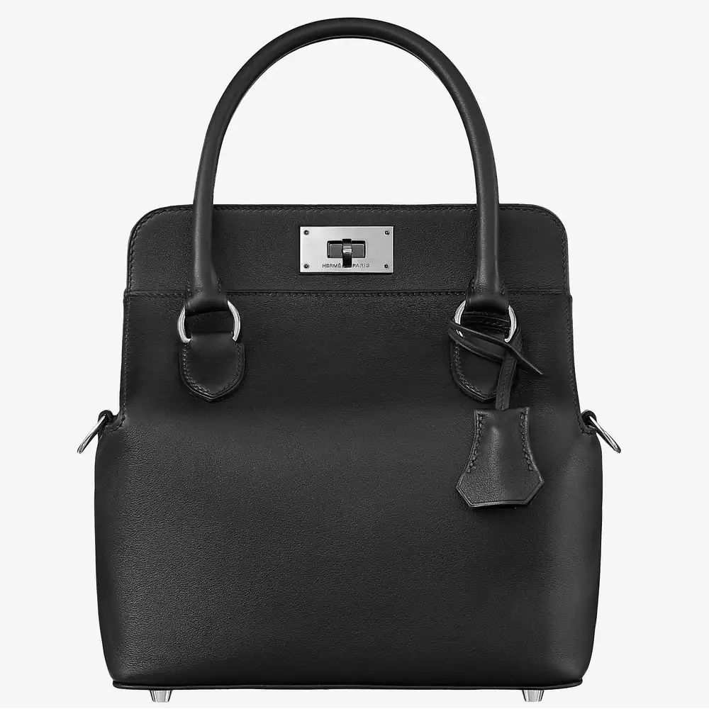 Hermes Toolbox 20 Bag in Swift calfskin Noir