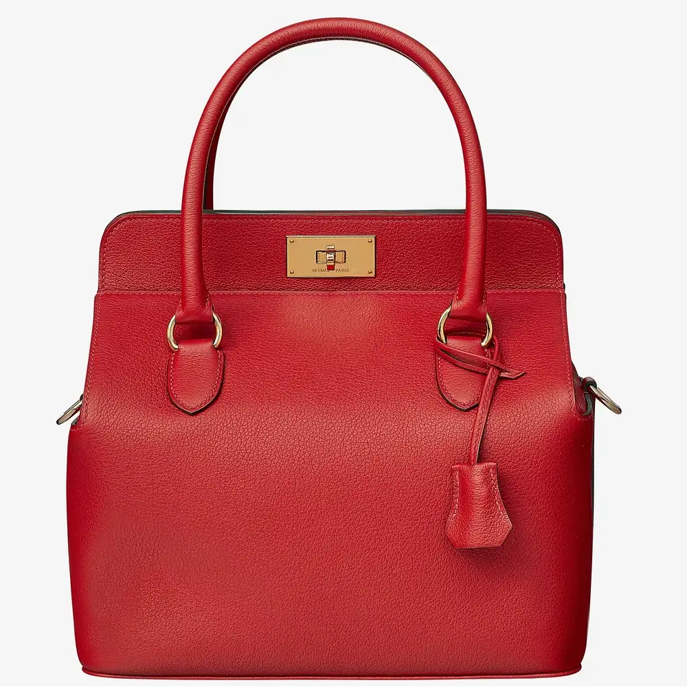 Hermes Toolbox 26 Bag in Taurillon Novillo géranium