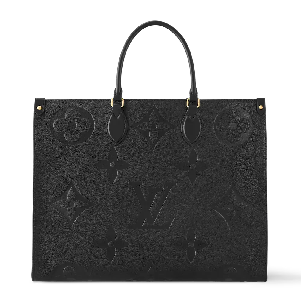 Louis Vuitton Onthego GM Monogram Empreinte Bag black