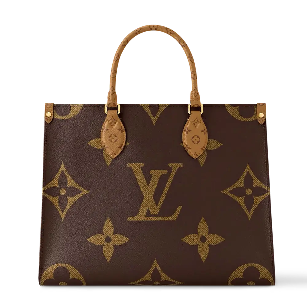 Louis Vuitton Onthego MM Monogram Canvas Bag Monogram Reverse