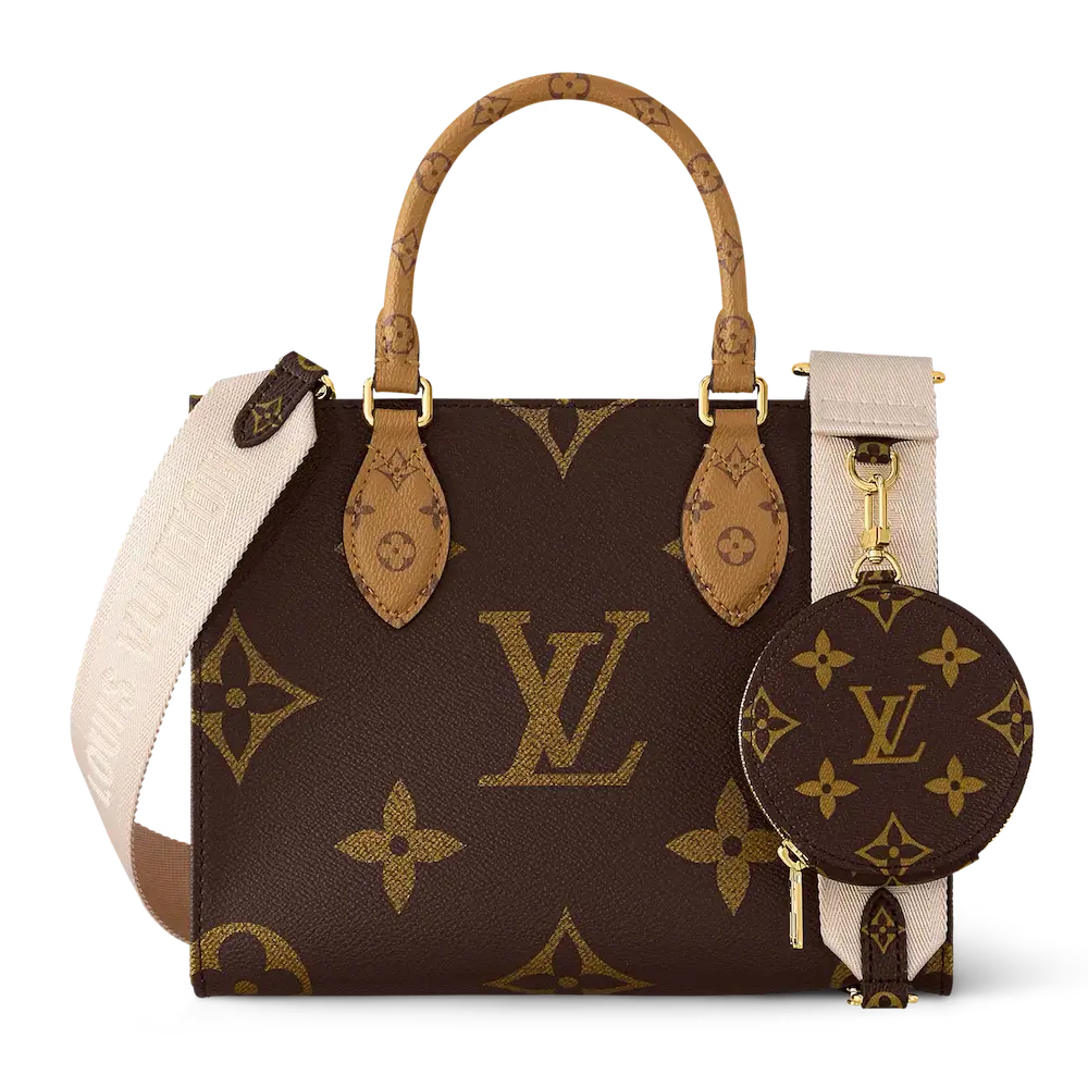 Louis Vuitton Onthego PM Monogram Canvas Bag Monogram Reverse