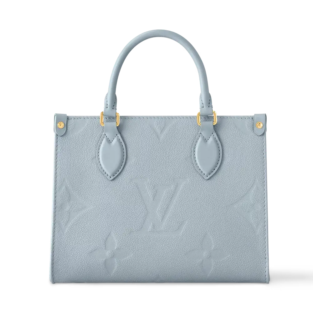 Louis Vuitton Onthego PM Monogram Empreinte Bag Blue Hour