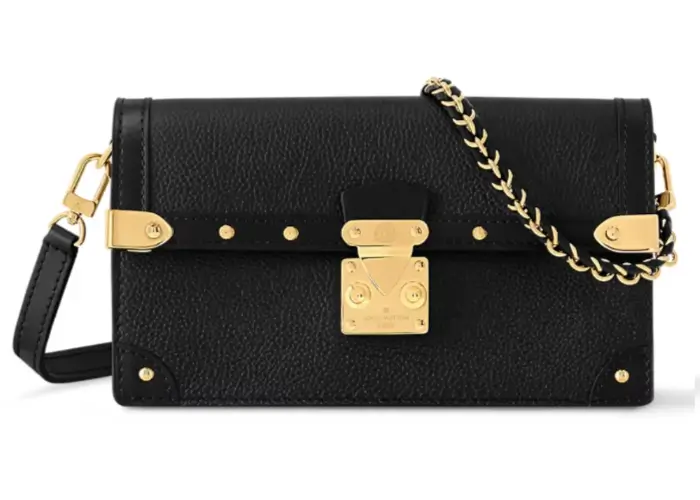 Louis Vuitton Trunk Chain Wallet in Calf Leather Front image