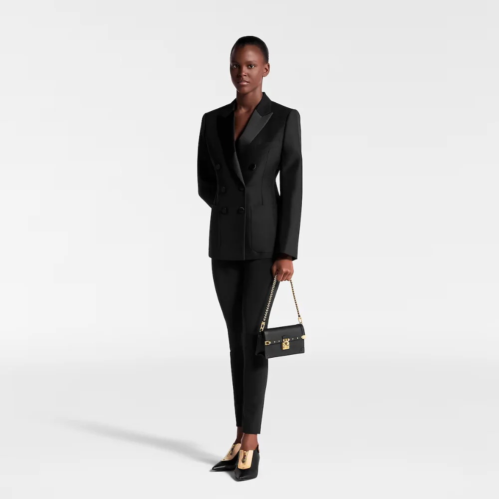 Louis Vuitton Trunk Chain Wallet in Calf Leather Mode pockets 2