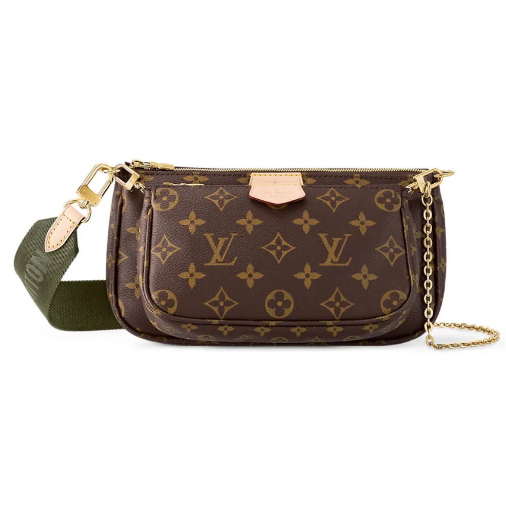 Louis Vuitton Multi Pochette Accessories in Monogram Canvas Khaki