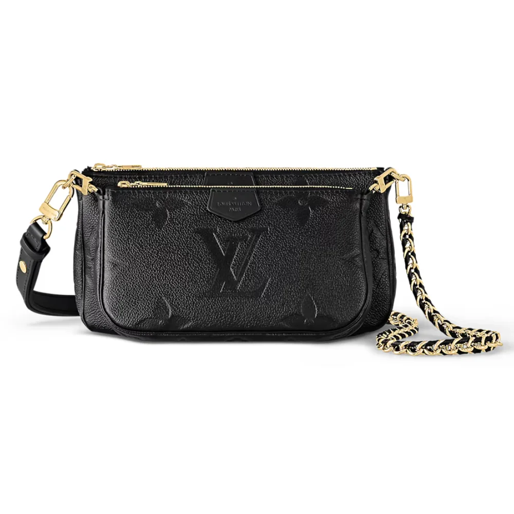 Louis Vuitton Multi Pochette Accessories in Monogram Empreinte Black